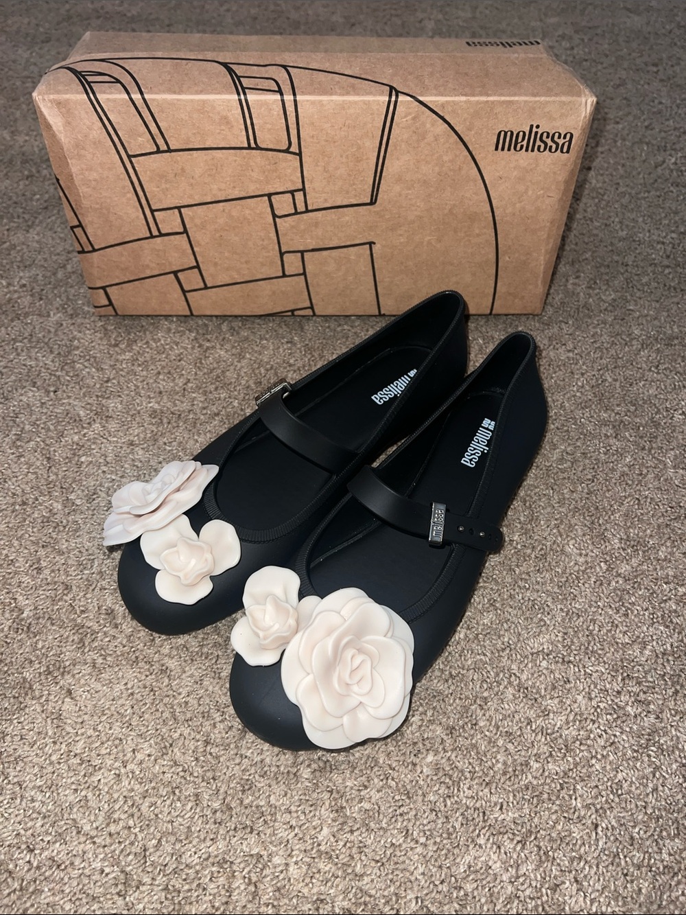 Melissa Soft Ballerina Petals Jelly Flat